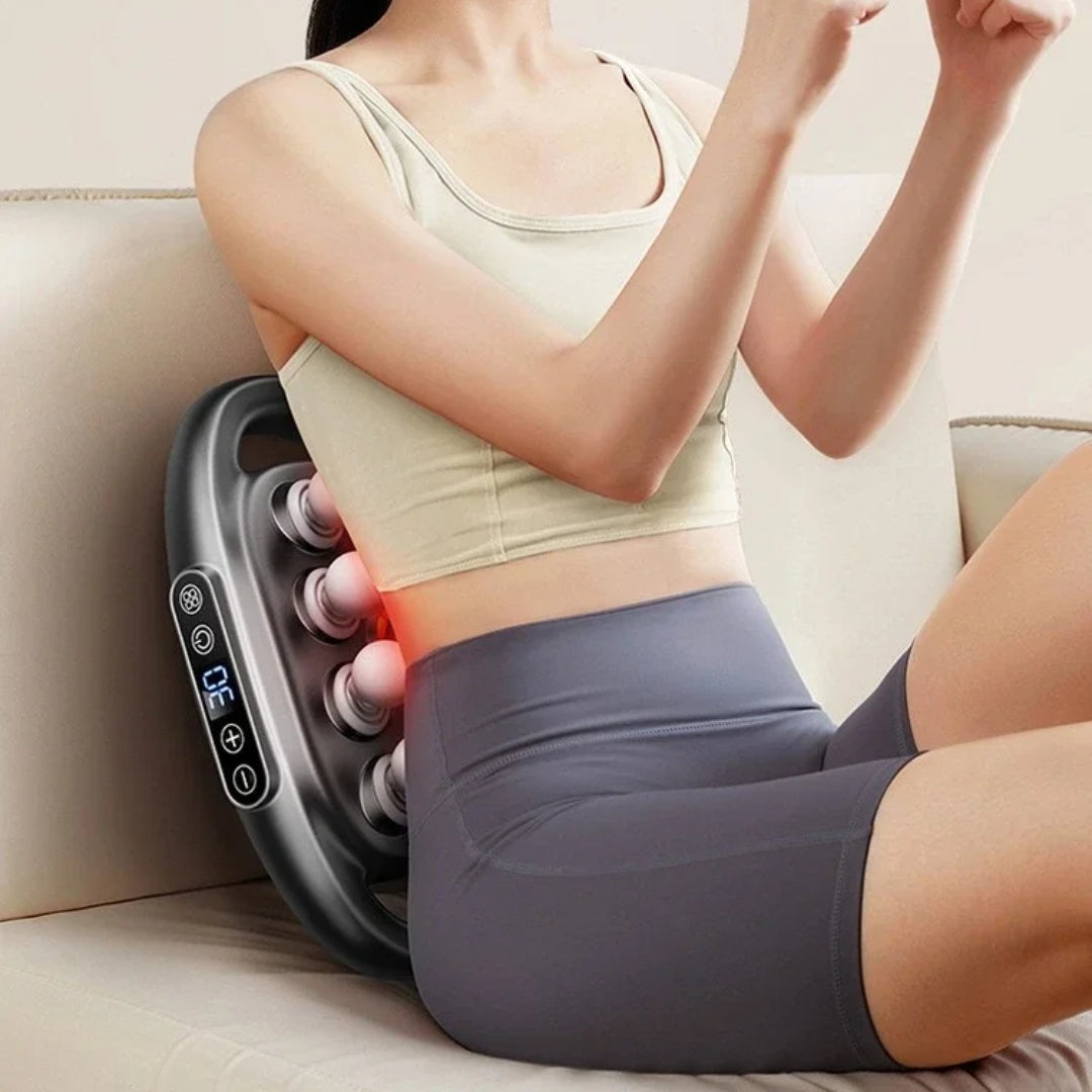 16-Head Deep Tissue Fascia Massager – Full-Body Handheld Muscle Relaxation with Adjustable Power Levels